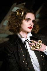 THREE GOLDEN SHADOWS RING