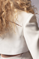 white couture jacket for women