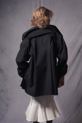 black oversized shirt