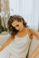 Baroda Camisole With Lace Trimmings