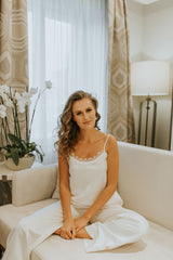 Baroda Camisole With Lace Trimmings