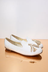 Poems of Summer Linen Moccasins