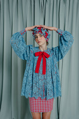 Hip-length lace blouse Luxury clothing for girls