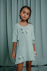 couture clothing for kids DANCING IN THE WAVES MINI DRESS bespoke for kids