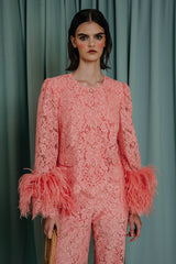 couture for teens lace blazer with a silk lining