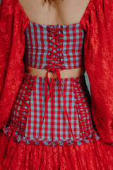 adjustable corset lacing in the back luxury kids clothing