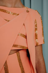 couture for kids, gilded bead embroidery sparkling