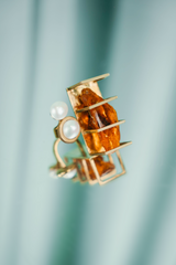 AMBER TREASURE RING