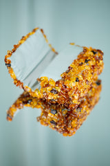 AMBER GLOW SILK BELT BAG