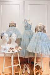 GOLDEN REFLECTIONS GOWN IN BLUE