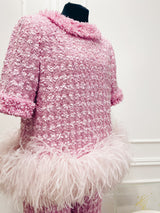 Royal Marshamallow Delight Tweed set