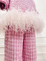 Royal Marshamallow Delight Tweed set