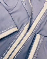 STERLING SILVER AND EMBROIDERY BISHT