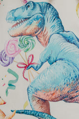 hand-painted dino luxury kids clothing