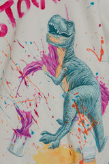 couture for teens unicorn Dino is having all the fun in the world hand painted