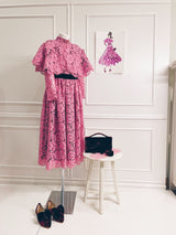 Light Rose and Burgundy set