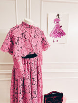 Light Rose and Burgundy set