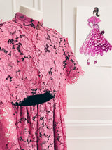 Light Rose and Burgundy set