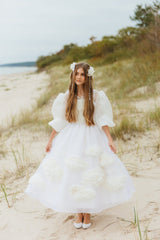 vanilla sky luxury silk dress tailored by aristocrat kids