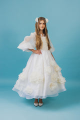 vanilla sky luxury silk dress tailored by aristocrat kids