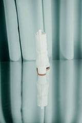 CLOUD WHITE BLOCK HEEL BOOTS