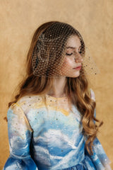 DIAMOND STARS FACE VEIL