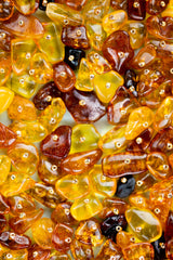 AMBER GLOW SILK BELT BAG