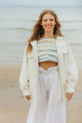 Lightweight, relaxed-fit wide-leg linen trousers with an adjustable linen belt.