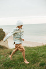 Relaxed-fit, wide-leg cotton shorts with front button closure.