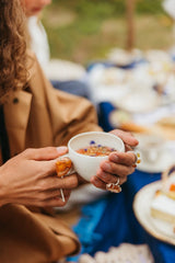 The tableware collection Riviera poetically channels the Golden City that lays noble at the bottom of the Sea and deep within our hearts