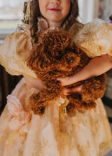 Romantic ball gown midi dress.