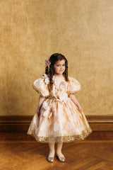 Romantic ball gown midi dress.