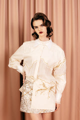 GOLDEN REFLECTIONS MINI SKIRT