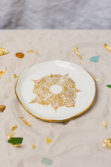 GOLDEN CITY MINI GILDED PLATE