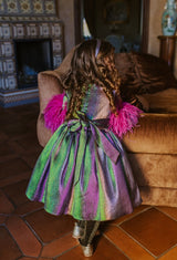 Magical chameleon ball gown dress.