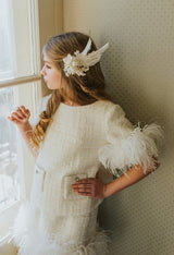 MAJESTIC SWAN WINGS HAIR CLIP