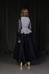 Classic black princess cut dress