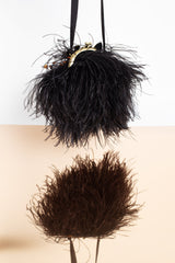 QUEEN OF THE NIGHT FEATHER HANDBAG