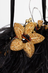 QUEEN OF THE NIGHT FEATHER HANDBAG