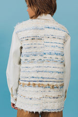 Exceptional convertible collar jacket.