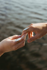 Special hand-made silver ring made by our Royal jeweler.