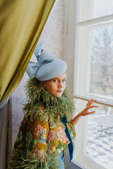 Exquisite asymmetric bolero jacket.