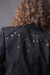 short denim jacket couture