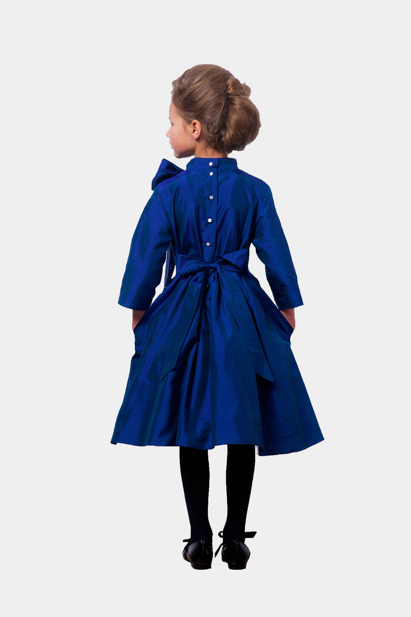 silk taffeta dress couture clothing for kids