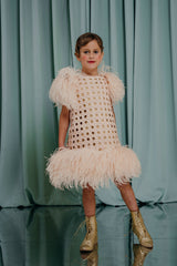 PLAYING IN THE CLOUDS DRESS couture clothing for kids