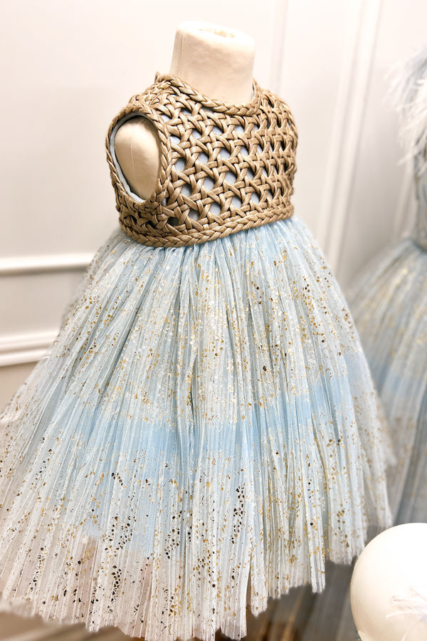 GOLDEN REFLECTIONS GOWN IN BLUE
