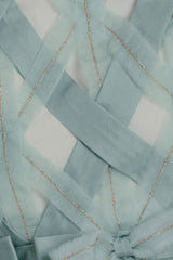 weaved silk organza and taffeta ribbons 