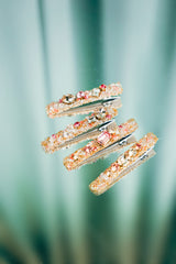 Stunning hair clips, intricately beaded with glistening crystals and delicate glass beads. couture for teens