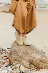 Softly handcrafted most comfortable shearling boot slippers.