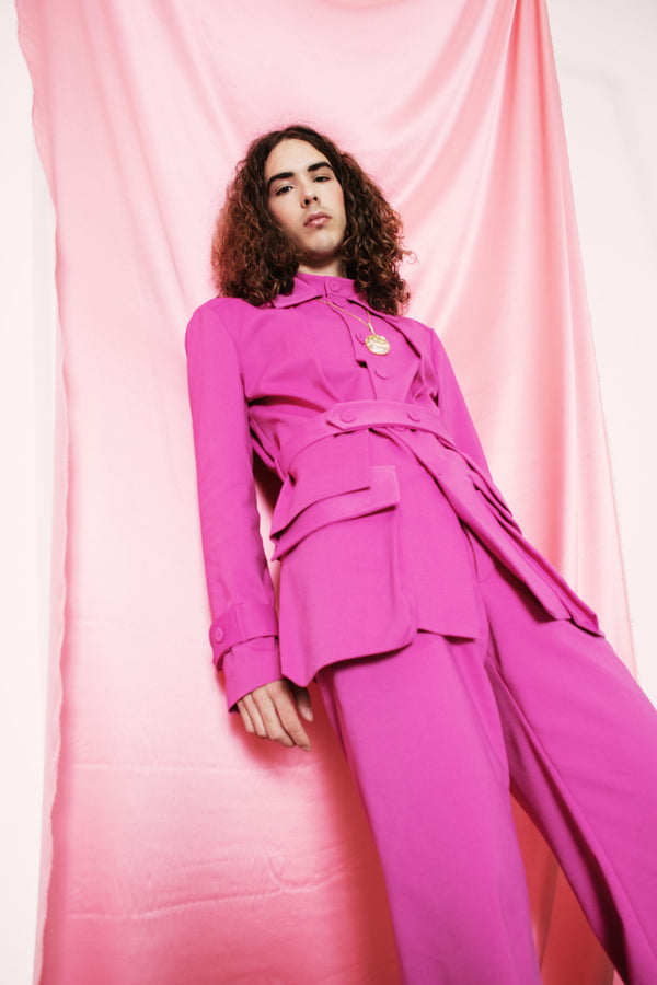 Pink mid-rise tailored trousers - women - JIL SANDER -  divincenzoboutique.com